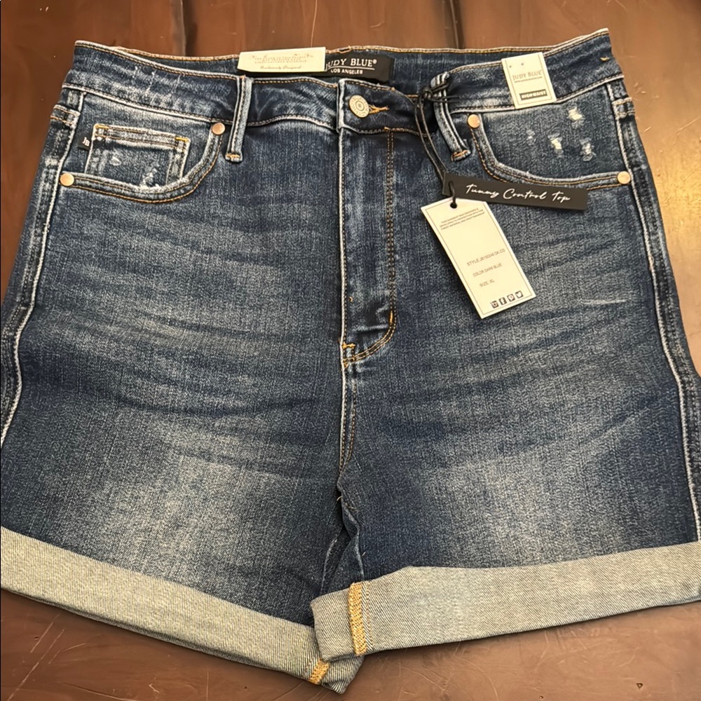 NWT Judy Blue denim shorts size XL